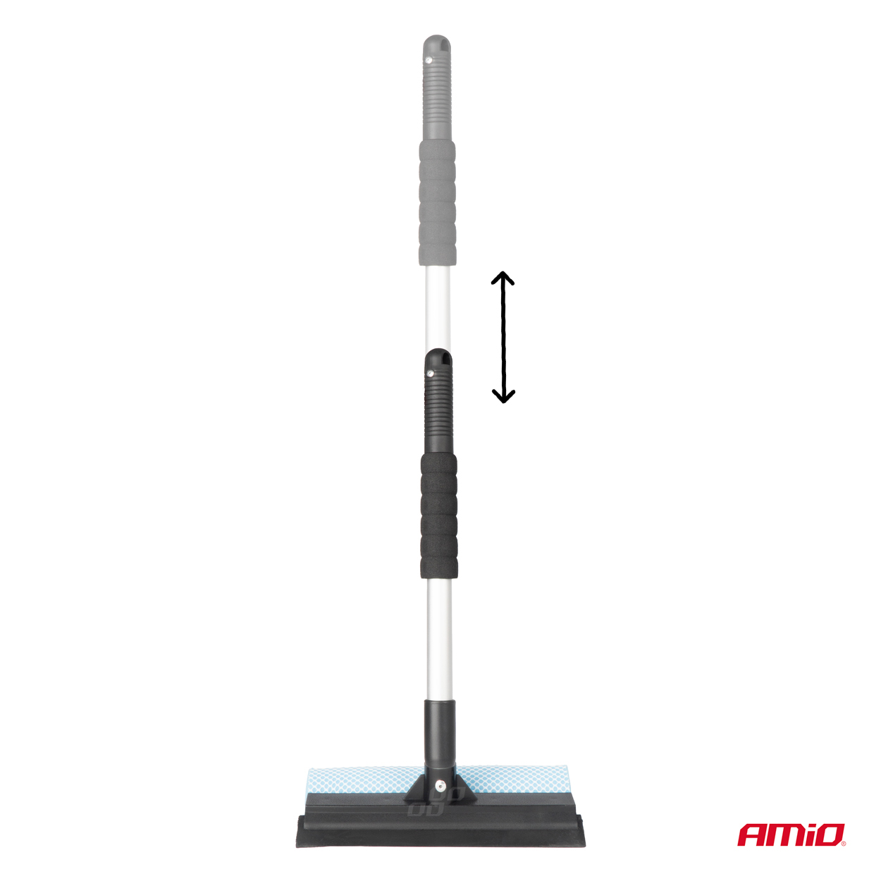 Myjka do szyb okien luster + ściągaczka do wody teleskopowa aluminiowa 46/70 cm