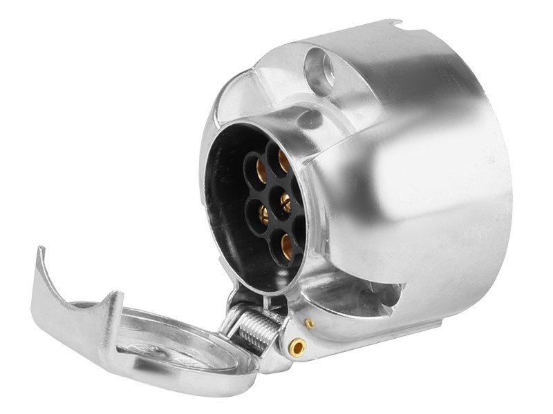Gniazdo przyczepy 7 PIN, aluminiowe