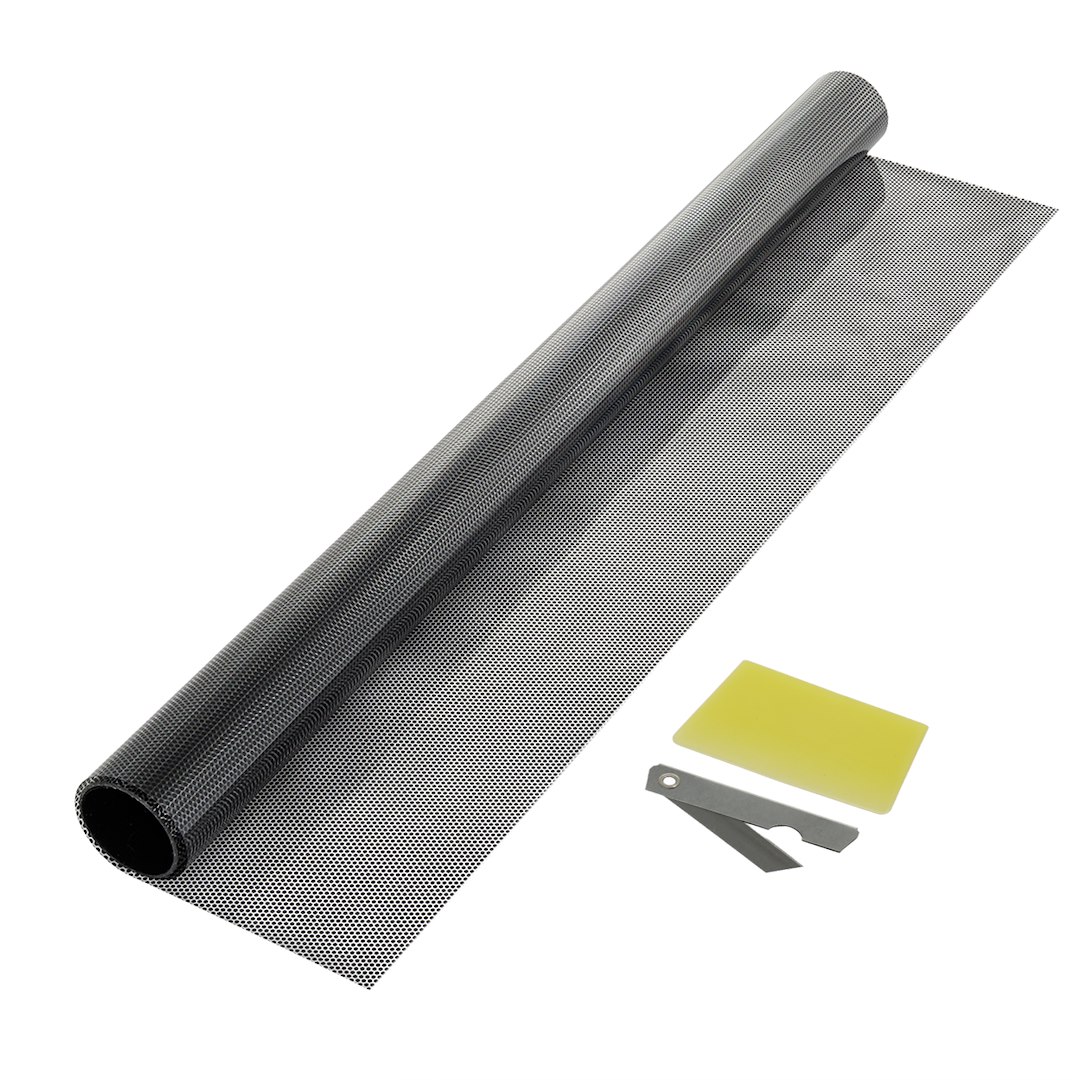 Folia 50 x 300 cm dekoracyjna -  czarne kropki