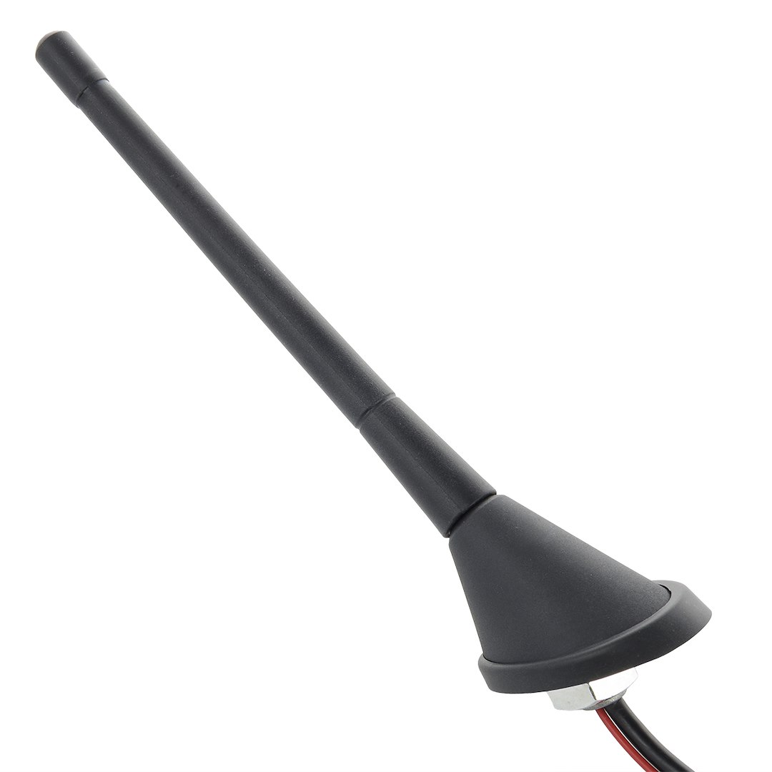 Antena radiowa ze wzmacniaczem, gumowany, maszt 24 cm