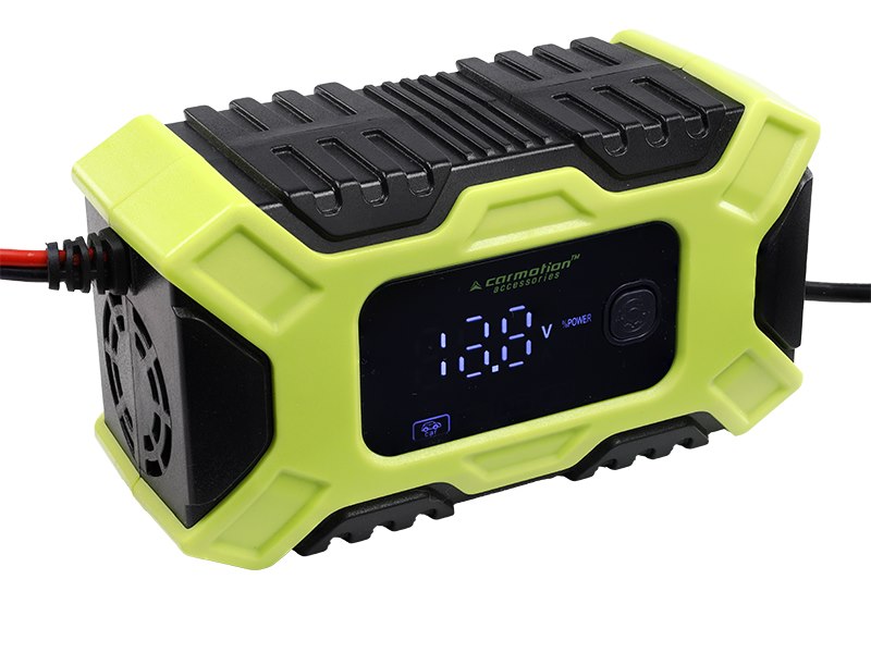 Inteligentny prostownik cyfrowy do akumulatorów 12V 6A, 2-100 Ah