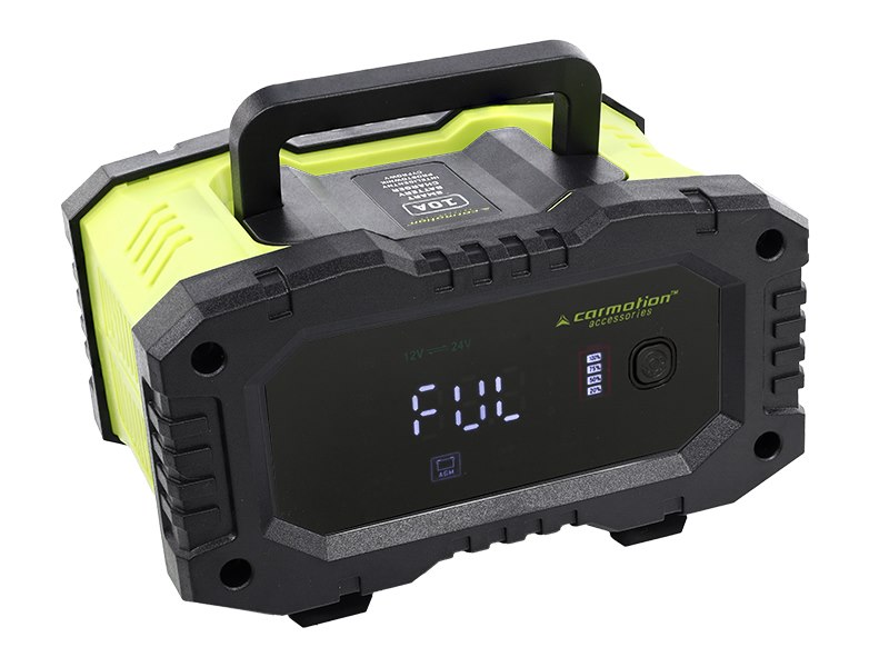 Inteligentny prostownik cyfrowy do akumulatorów 12V 10A 6 - 200 Ah, 24V 5A, 6 - 