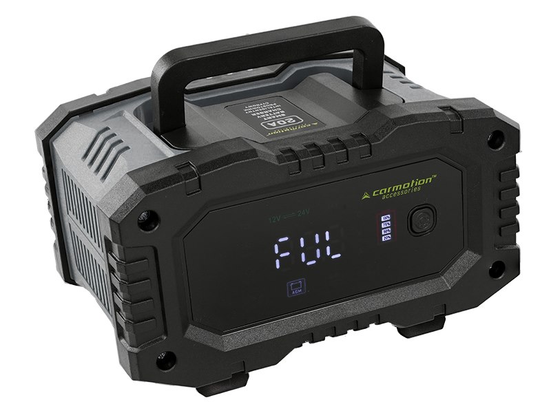 Inteligentny prostownik cyfrowy do akumulatorów 12V 20A 6 - 300 Ah, 24V 10A, 6 -