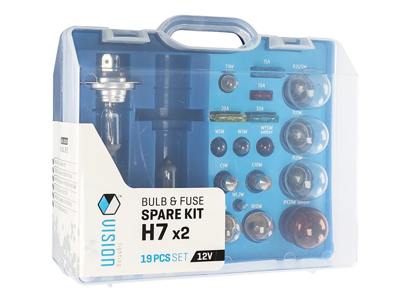 Zasobnik VISION 2x H7 12V + 17 elementów