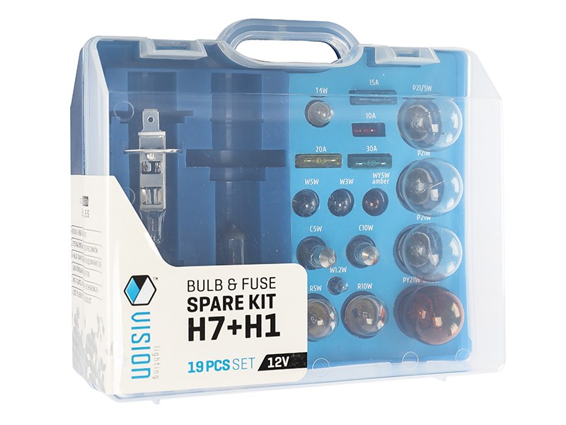 Zasobnik VISION H7 + H1 12V + 17 elementów