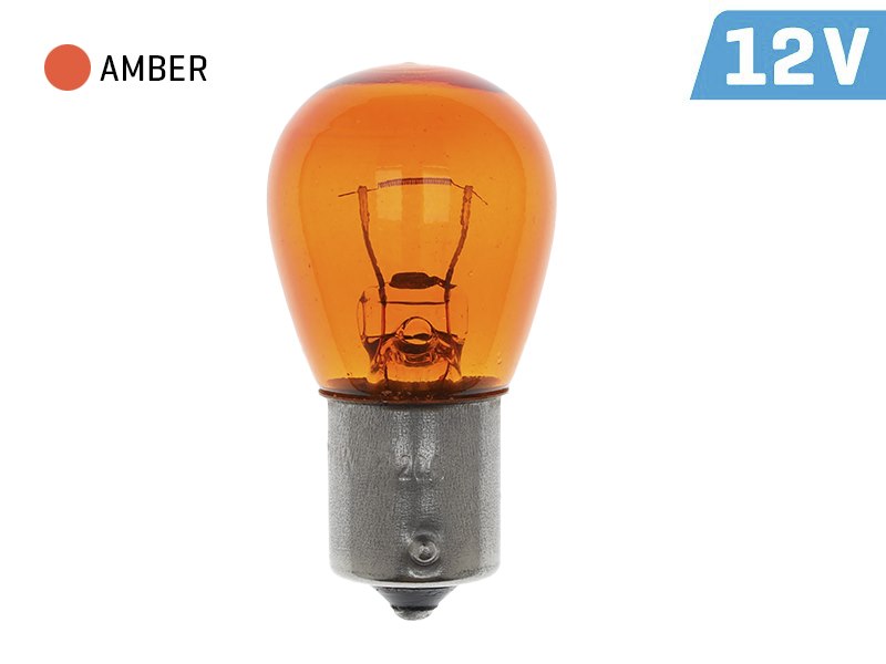 Żarówka VISION PY21W 12V 21W BAU15s amber, E4