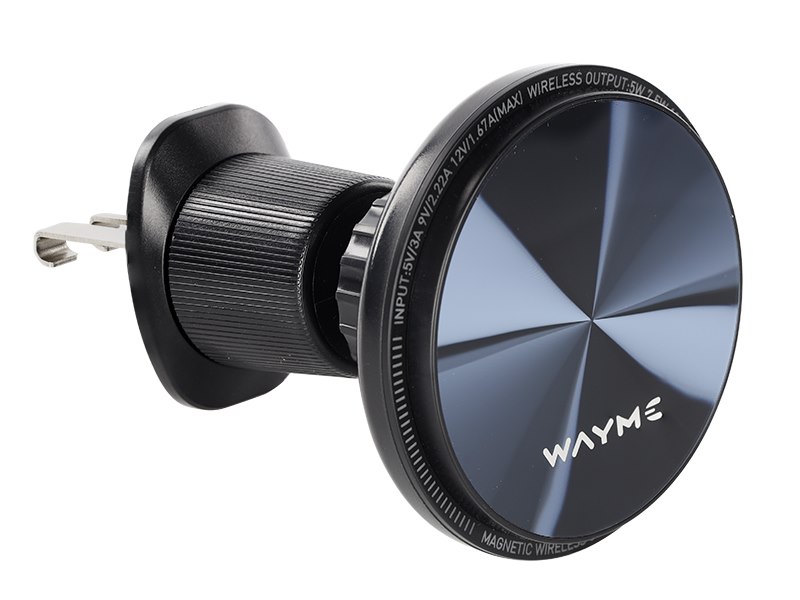 WAYME Uchwyt magnetyczny na wlot powietrza z ładowarką indukcyjną 15W + kabel US