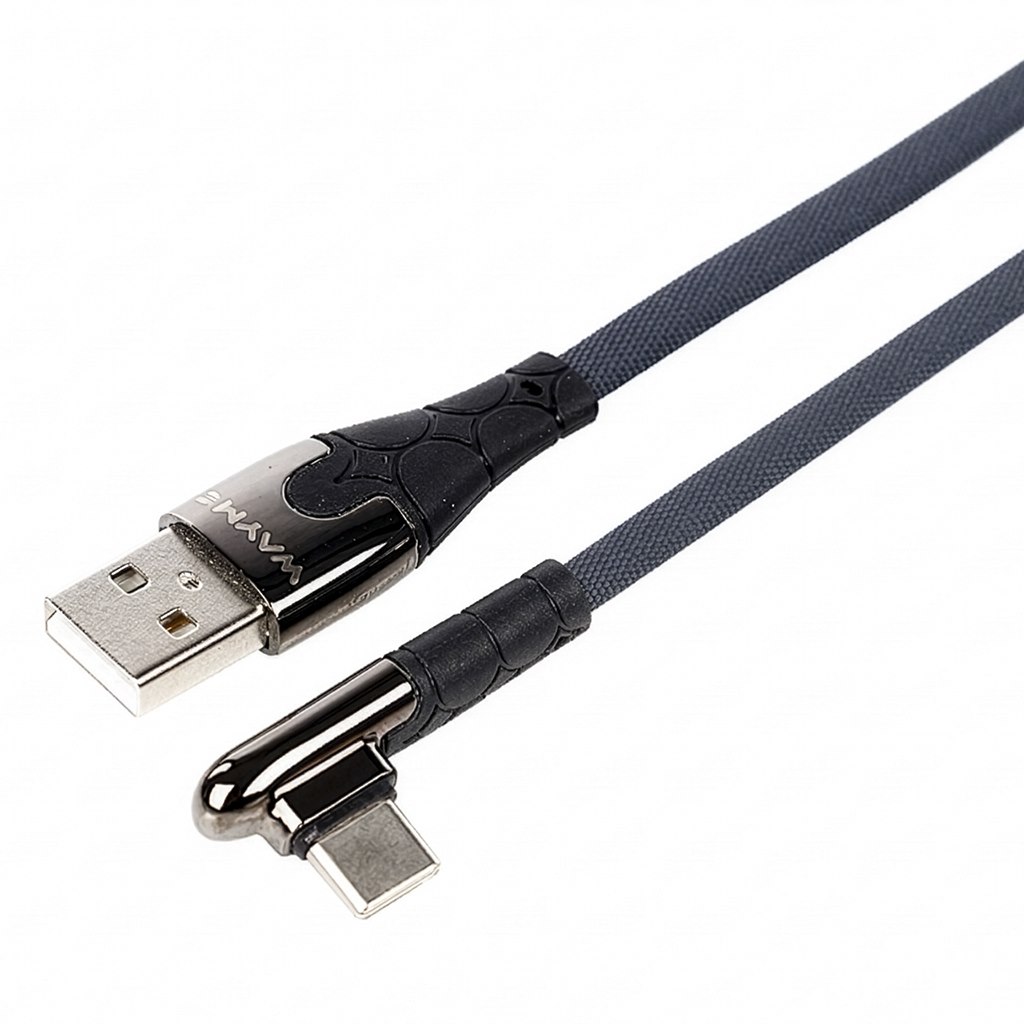 WAYME Kabel do ładowania i synchronizacji, w oplocie z mikrofibry, 100 cm, USB >