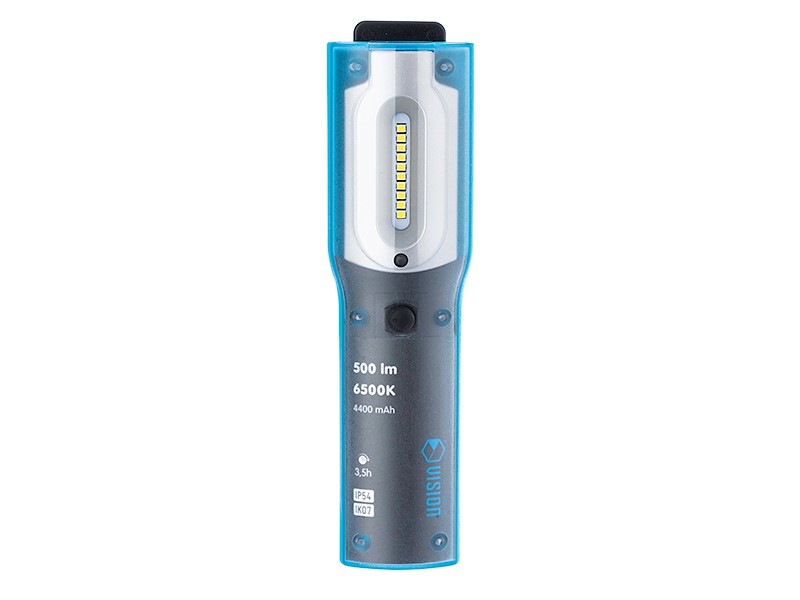 Lampa warsztatowa 10x 0.5W Super White SMD LED 500 lm + 1W LED 150 lm, akumulato