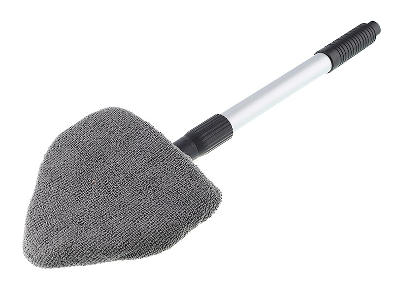 Myjka do szyb z mikrofibry, trójkątna, uchwyt aluminiowy teleskopowy 38 - 52 cm