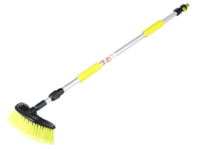 Szczotka przepływowa półokrągła 20 cm / 8" z teleskopowym kijem 105 - 160 cm z z