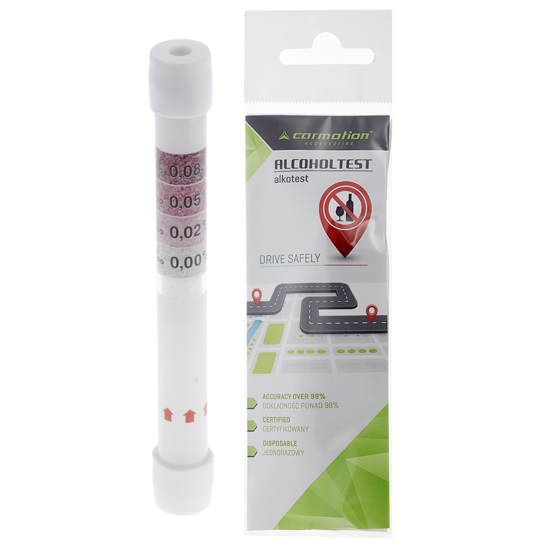Alkotest jednorazowy, atestowany