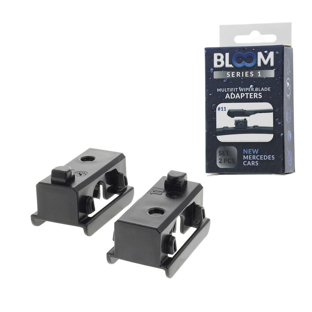 Adaptery #11 do piór wycieraczek bezszkieletowych BLOOM M10, 2 szt.