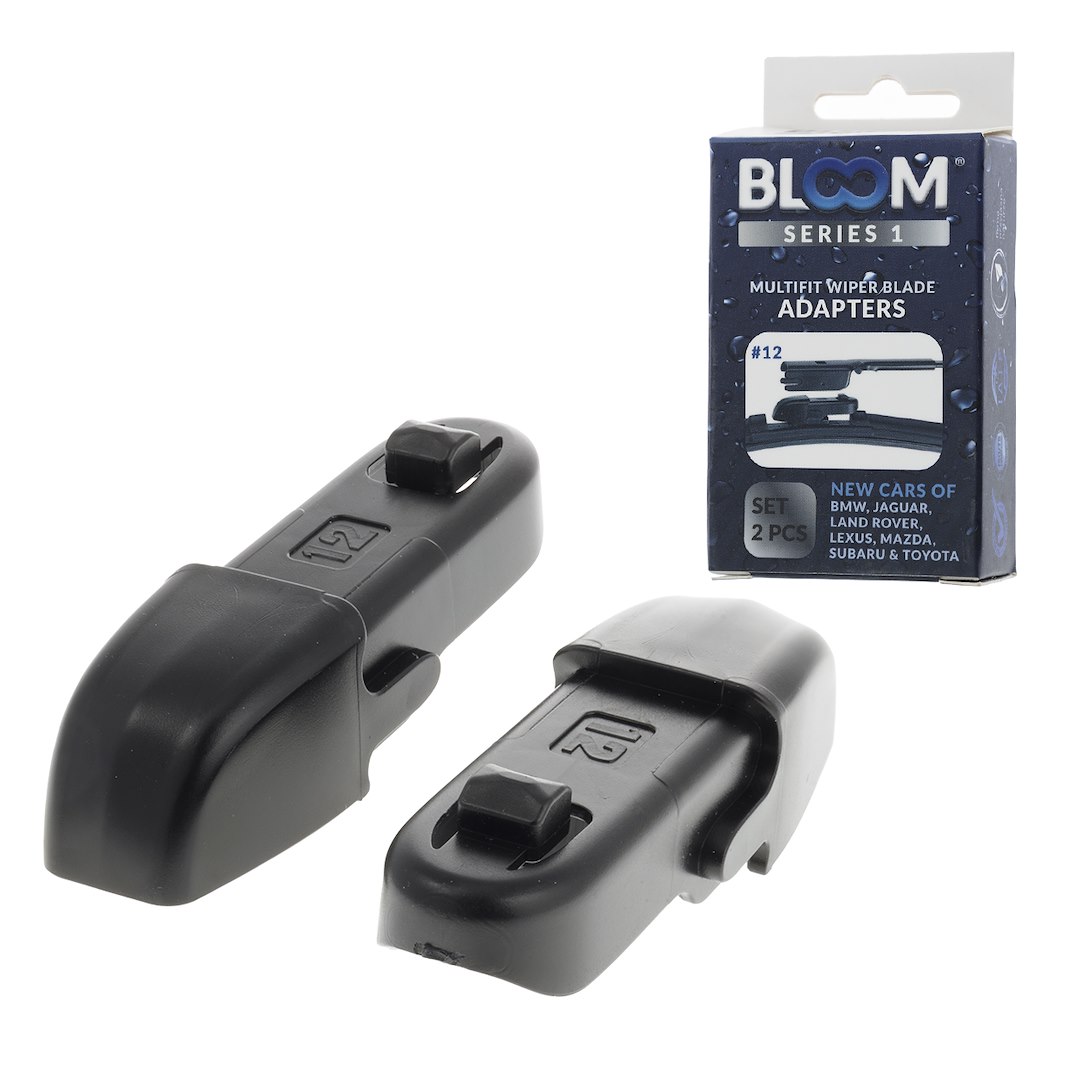 Adaptery #12 do piór wycieraczek bezszkieletowych BLOOM M10, 2 szt.