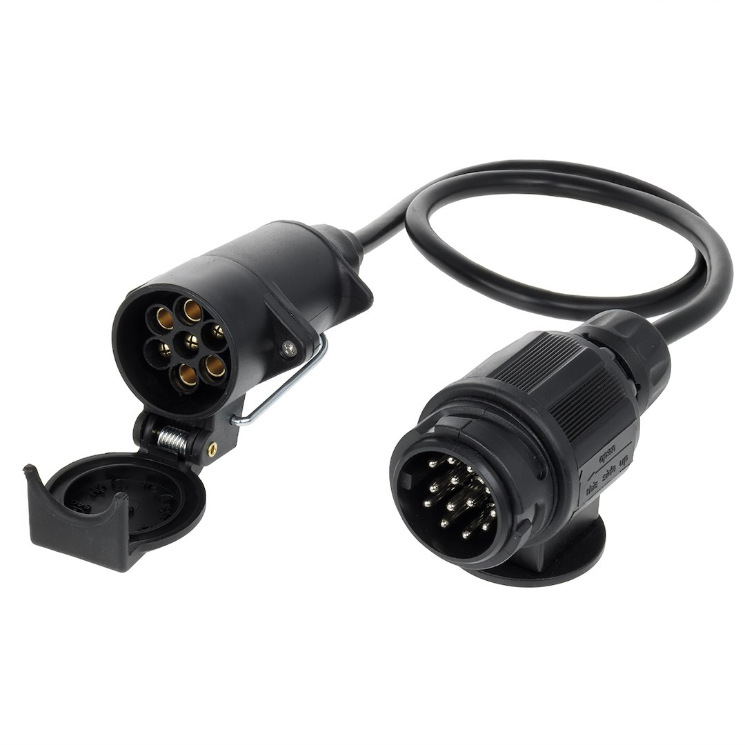 Adapter przyczepy 13/7 PIN 12V z przewodem 0,75 m