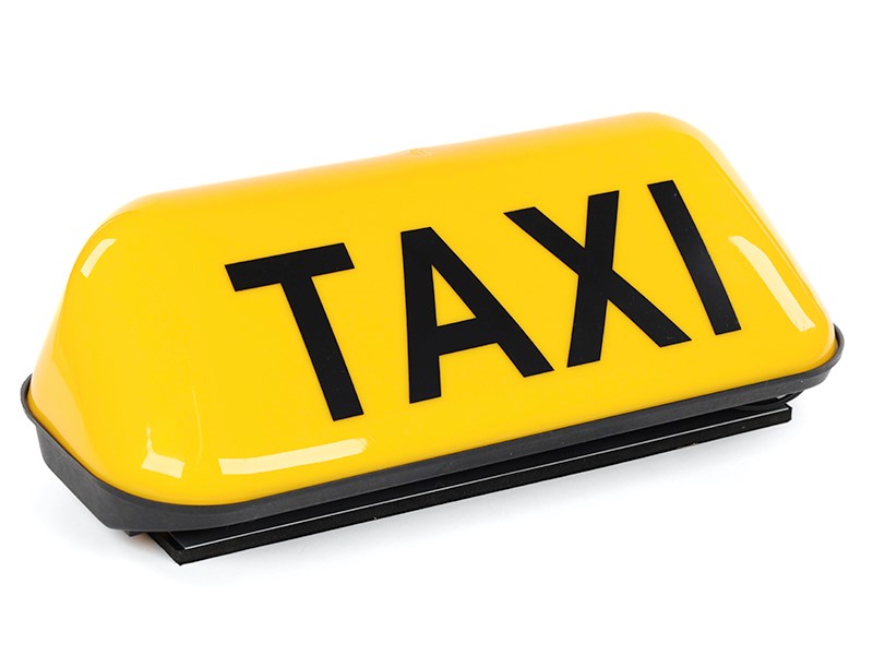 Lampa TAXI LED, żółta