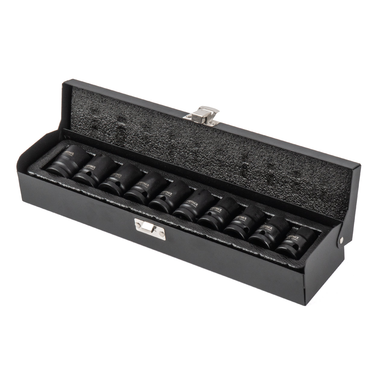 Zestaw krótkich nasadek udarowych zestaw 10–22 mm L 39 mm 10el. AMIO-05075