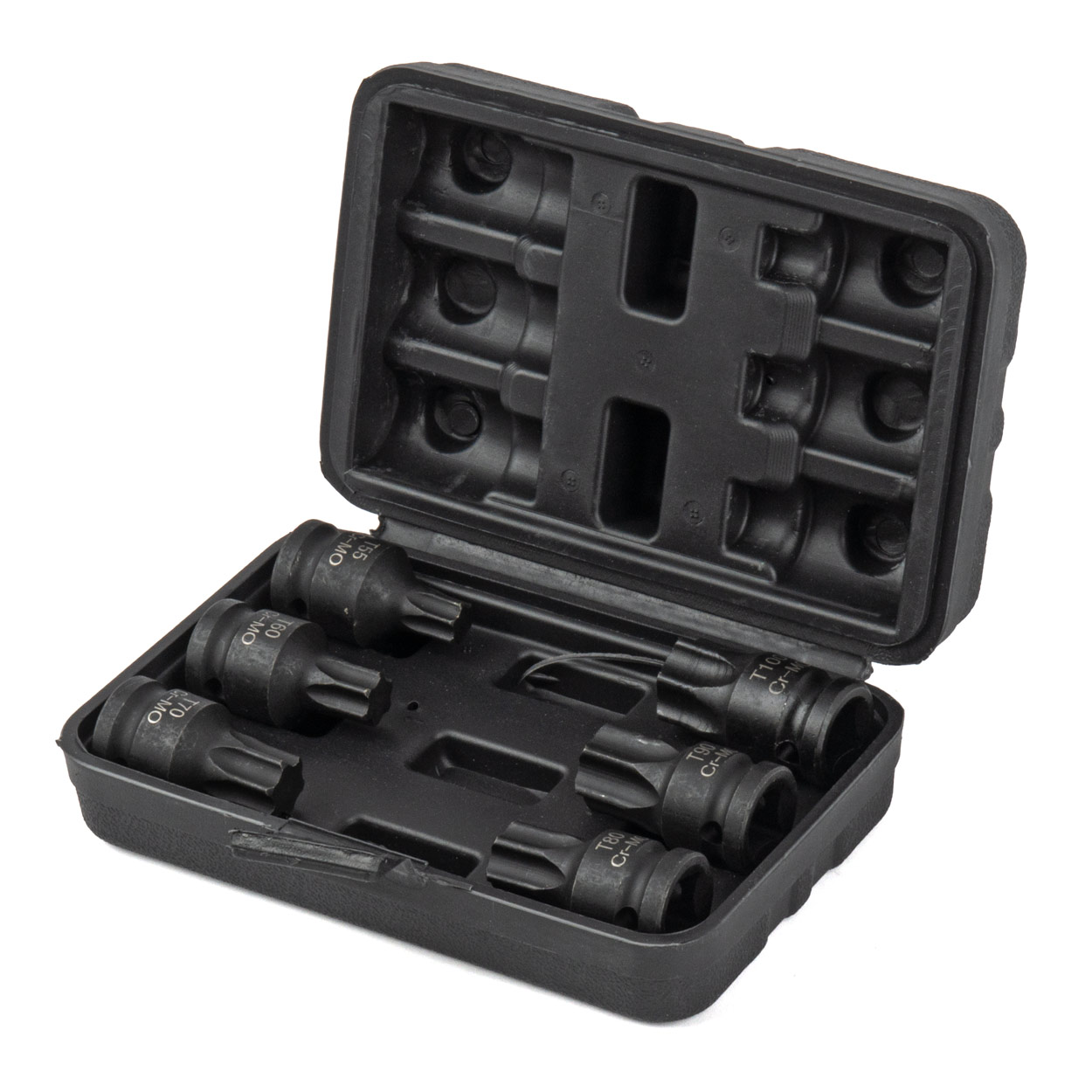 Zestaw nasadek udarowych z bitem Torx T55–T100 1/2",L 45 mm 6el. AMIO-05080