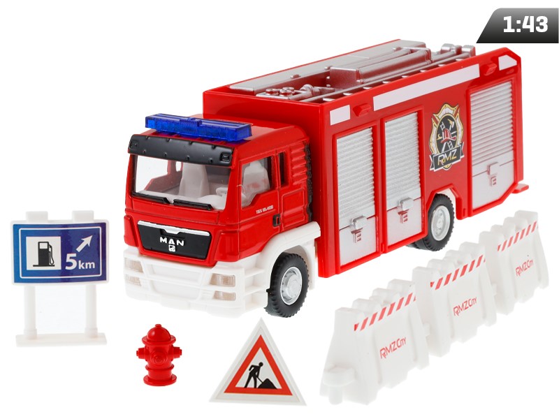 Model 1:64, RMZ City Wóz Strażacki + akcesoria