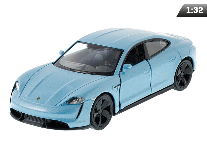 Model 1:32, RMZ Porsche Taycan Turbo S, 2020, niebieski